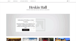 Desktop Screenshot of heskinhall.com